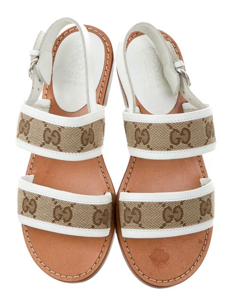 kids' gucci sandals|Gucci sandals for girls.